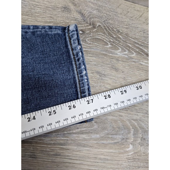 Vintage Silver Jeans Bib Overalls Womens Blue Denim Flare Bootcut Western XS L26 - Picture 6 of 7